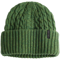 Autumn Cable Knit Beanie Hat 2026 in Green | Wool