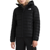 Women's The North Face Classic Down Hooded Jacket 2026 in Black size Medium | Nylon/Polyester
