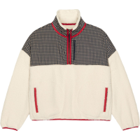 Women's The Great Outdoors The Print-Mix Plush Terrain Half-Zip 2025 in Khaki size X-Small | Nylon/Polyester