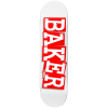 Baker RZ Ribbon Name Wht/Red 8.125 Skateboard Deck 2019