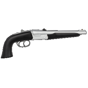 HOWDAH Alaskan 10.25" 2 Round 45 Long Colt / 410 Gauge Pistol - Chrome/black