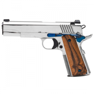 1911N 5" 7 Round 45 Acp Pistol - Nickel/rosewood