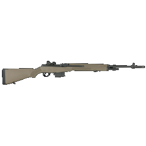 M1A Standard Issue 22" 10 Round 308 Winchester Semi Auto Rifle - Flat Dark Earth - CA Compliant