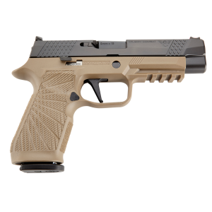 P320 Curved Trigger 4.70" 17 Round 9mm Luger Pistol - Tan