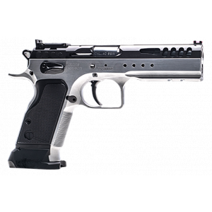 DEFIANT Limited Master 4.75" 17 Round 9mm Luger Pistol - Chrome/black