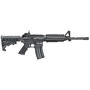 FN15 M4 Military Collector 16" 30 Round 5.56x45mm NATO AR15 Semi Auto Rifle - Black