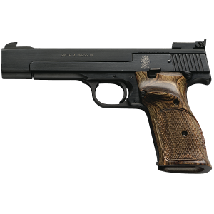 41 5.50" 10 Round 22 Long Rifle Rimfire Pistol - Blued/Checkered Wood