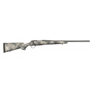 PREMIER Highlander 24" 4 Round 6.5mm Creedmoor Bolt Action Rifle - Gray/woodland Camo