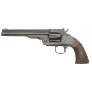 No.3 Schofield 7" 6 Round 45 Long Colt Revolver - Matte Black/Walnut