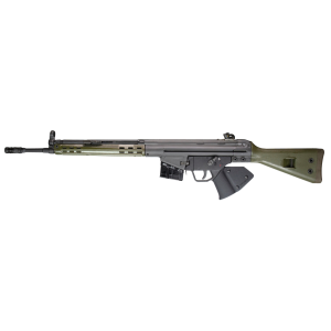 GI 100 18" 10 Round 308 Winchester AR10 Semi Auto Rifle - Green - CA Compliant