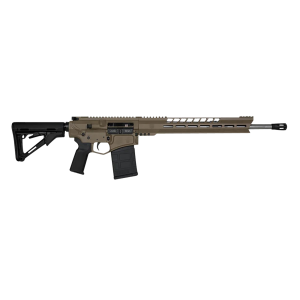 DB10 Black Gold 18" 20 Round 308 Winchester AR10 Semi Auto Rifle - Flat Dark Earth
