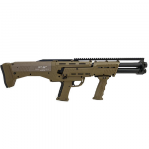 DP-12 Double Barrel 14.5" 14 Round 12 Gauge Pump Action Shotgun - Flat Dark Earth
