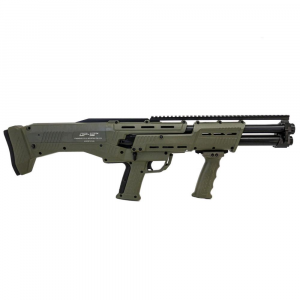 DP-12 Double Barrel 14.5" 14 Round 12 Gauge Pump Action Shotgun - Od Green