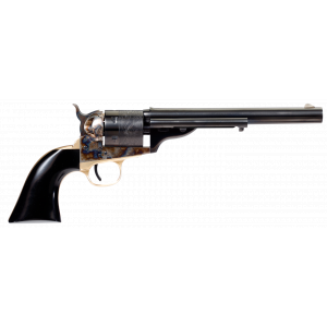 CAVALIER Open Top 7.50" 6 Round 38 Special Revolver - Color Case Hardened/black