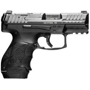 VP9SK 3.39" 12/15 Round 9mm Pistol with Rail - Black