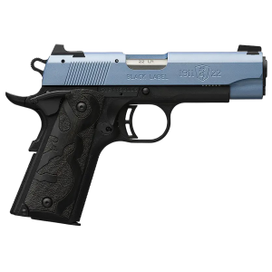 1911 Black Label Compact 3.63" 10 Round 22 Long Rifle Pistol - Polar Blue
