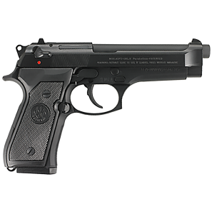 92FS 4.90" 15 Round 9mm Luger Pistol - Black - US Made