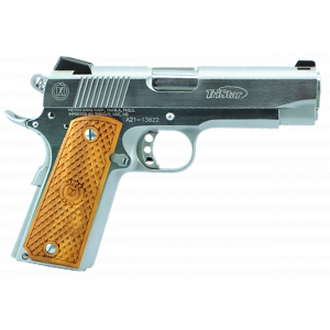 AMERICAN Classic Commander 1911 4.25" 9 Round 9mm Luger Pistol - Stainless/wood