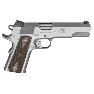 1911 Garrison 5" 7 Round 45 ACP Pistol - Stainless/Wood