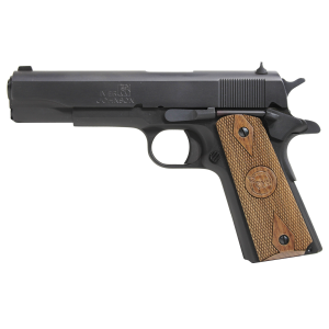 1911 A1 Government 70 Series 5" 9 Round 9mm Luger Pistol - Matte Blued/Wood