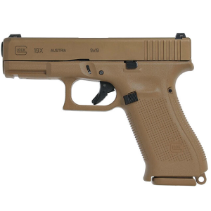 G19X Gen5 4.02" 17/19 Round 9mm Pistol - Coyote Brown