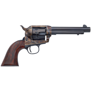 1873 Cattleman 4.75" 12 Round 22 Long Rifle Revolver - Case Color Hardened/walnut