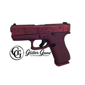 G43X 3.4" 10 Round 9mm Pistol - Black Cherry Glitter