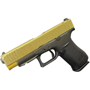 G43X MOS 3.41" 10 Round 9mm Pistol - Gold Glitter