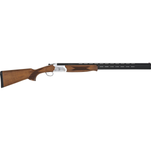 Trinity LT 28" 2 Round 12 Gauge Over/Under Shotgun - Silver Engraved/Walnut