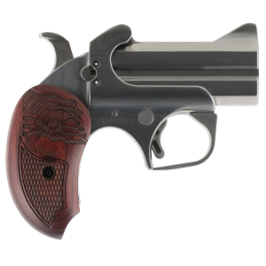Patriot 3" 2 Round 45 Long Colt / 410 Gauge Derringer - Stainless/Rosewood