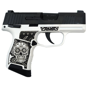 Exclusive P365 Sugar Skull Optic Ready Manual Safety 10 Round 9mm Pistol