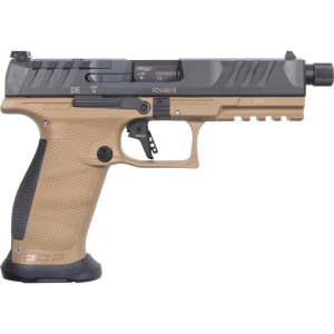 PDP Pro SD Full Size Threaded 18 Round 9mm Pistol - Flat Dark Earth/Black