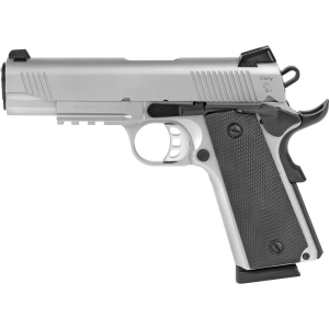 1911 Carry With Rail 8 Round 45 Acp Pistol - Stainless