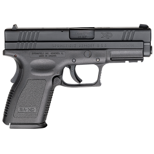 XD Compact 4" 10 Round 45 ACP Pistol - Black - CA Compliant