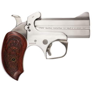 Snakeslayer Original 3.50" 2 Round 45 Long Colt / 410 Gauge Derringer - Stainless/Rosewood