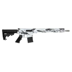 AR-15 16" 30 Round 223 Remington/5.56 NATO Semi Auto Rifle - Snow Camo Stainless Steel