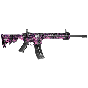 M&P15 Sport 16.5" 25 Round 22 Long Rifle Semi Auto Rifle - Muddy Girl
