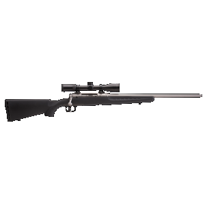 AXIS Xp 18" 4 Round 350 Legend Bolt Action Rifle With Scope - Black/stainless