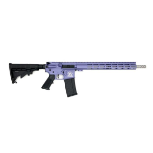 AR-15 16" 30 Round 223 Remington/5.56 Nato Semi Auto Rifle - Wild Orchid Stainless