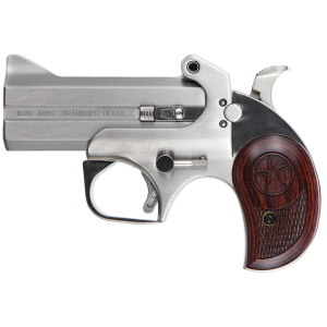 Century 3.50" 2 Round 45 Long Colt Derringer - Stainless/Rosewood