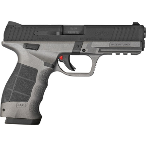 SAR9 4.4" 17 Round 9mm Pistol - Platinum