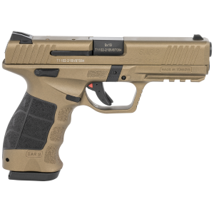 SAR9 4.40" 17 Round 9mm Luger Pistol - Flat Dark Earth