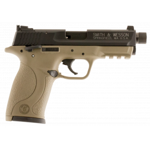 M&P Compact 3.60" Threaded 10 Round 22 Long Rifle Pistol - Flat Dark Earth/black