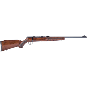 B17 G 21" 10 Round 17 HMR Bolt Action Rifle - Brown Hardwood