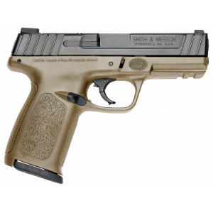 SD 4" 14 Round 40 S&w Pistol - Flat Dark Earth - No Manual Safety
