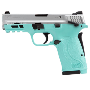 M&P380 Shield EZ 3.6" 8 Round 380 ACP Pistol - Robin Egg Blue/Satin
