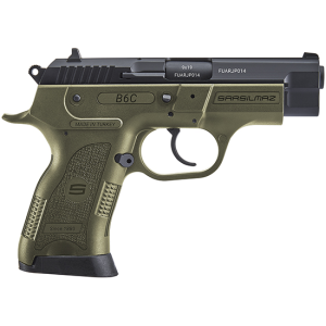 BC6 Compact 3.8" 13 Round 9mm Pistol - OD Green