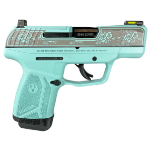 Max-9 Pro Optics Ready 12 Round 9mm Pistol - Tiffany/Rose Engraved
