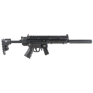 GSG-16 M-lok 16.25" 10 Round 22 Long Rifle Semi Auto Rifle - Black