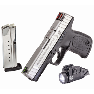 Smith & Wesson SD9 VE Bundle 4" 16 Round 9mm Pistol with Light - $371.95 at The Real Grit